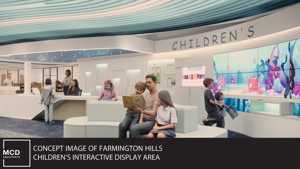 Concept Image Of Farmington Hills Children's Interactive Display Area