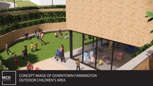 Concept Image Of Downtown Farmington Outdoor Children's Area