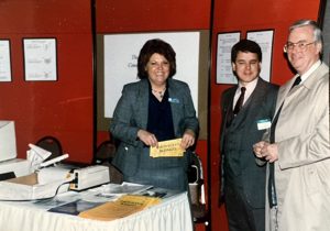 Bev Papai At A Business Demo For The Chamber Of Commerce (January 1987)